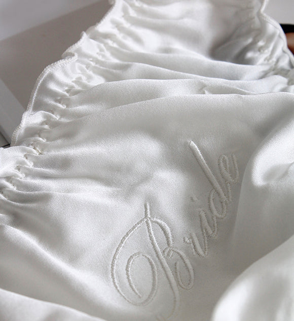 Bridal Trousseau - Monogram silk knicker collection