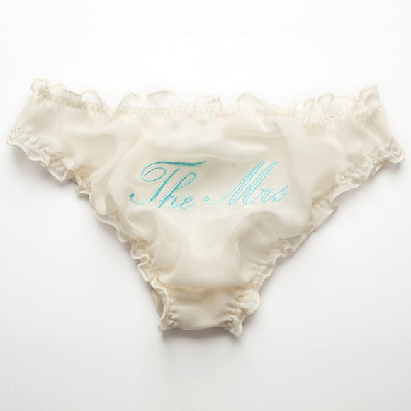 THE MRS EMBROIDERY KNICKER