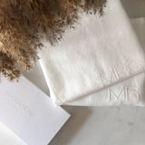 Monogram French Linen Pillowcase Set